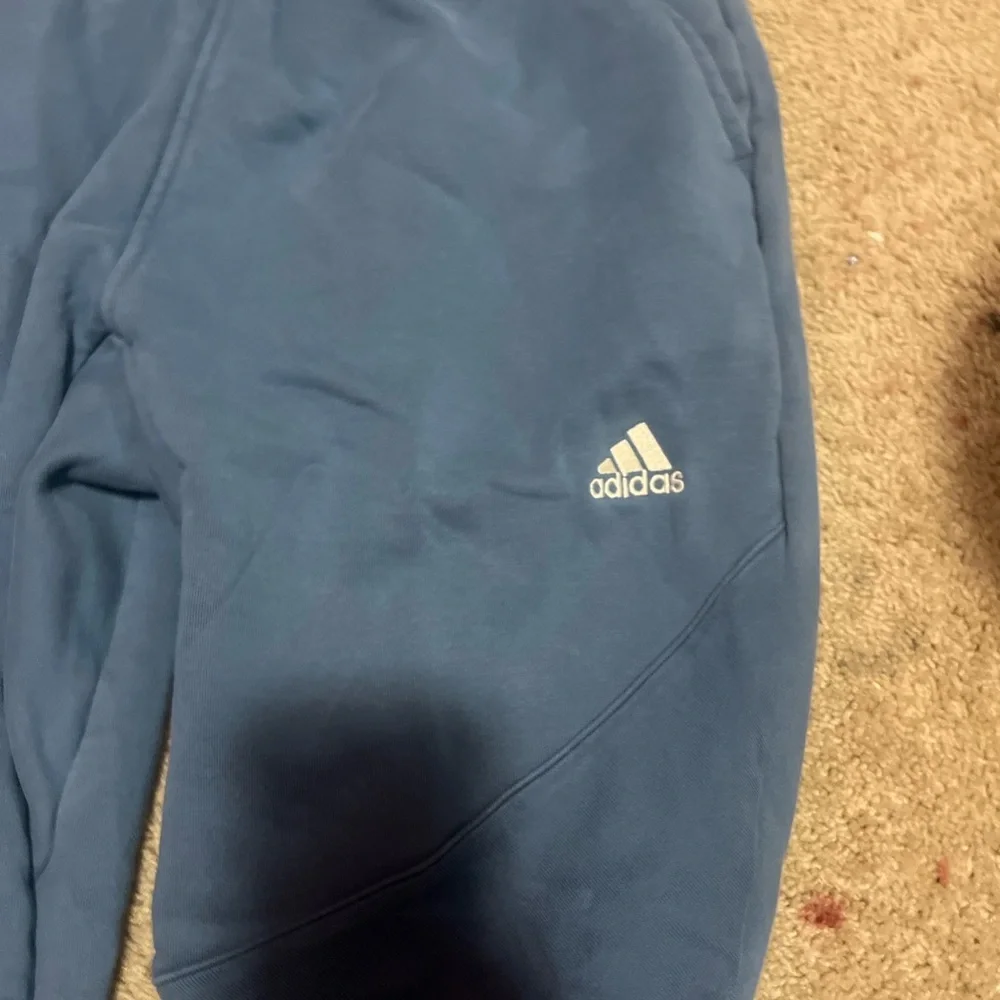 Blue Adidas Sweatpants - Picture 2 of 3